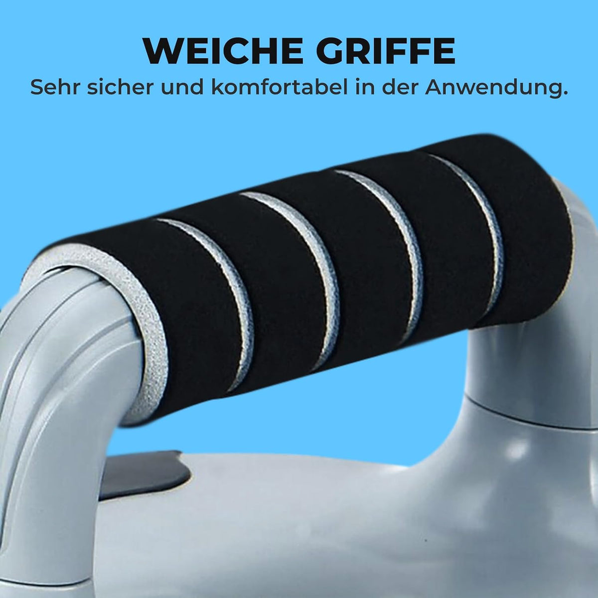 ResultSport Power-Push-Up-Übungsständer mit Schaumstoffgriff für Männer und Frauen, ein perfektes Brust-Liegestütz-Training