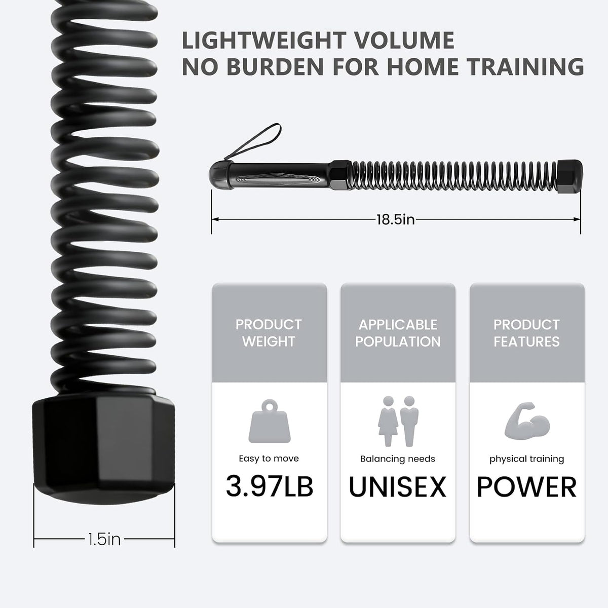 Battle Rope Ohne Seil, Trainingsseile, Tragbare Sportseil